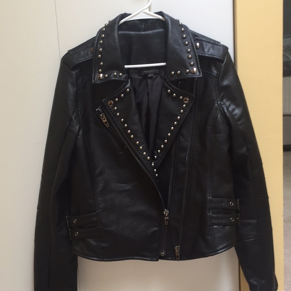 Studded leather jacket from Harley Davidson store